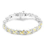 1.25 MM VVS1 D Color Round Cut Tennis Moissanite Bracelet | S925.
