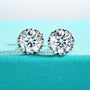 2cttw-6cttw Moissanite Diamond Earrings.
