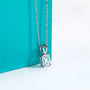 Emerald Cut Moissanite Necklace