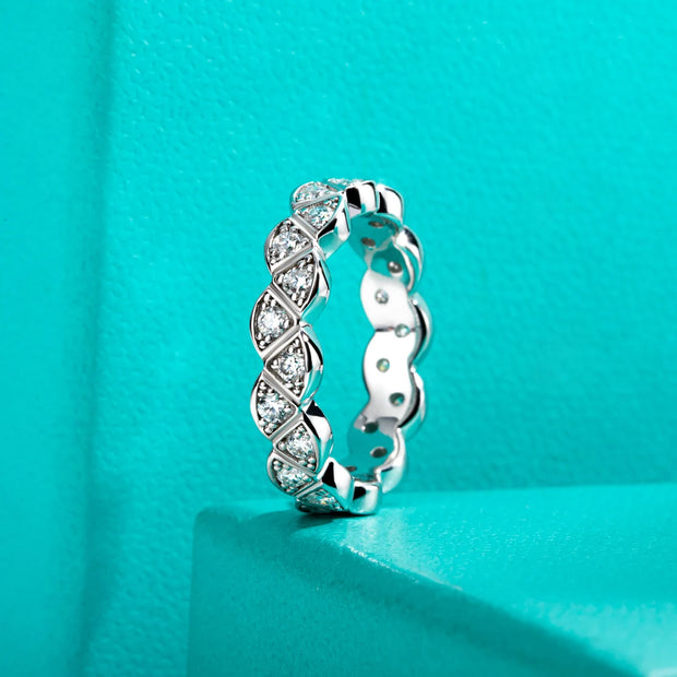 GK Moissanites Moissanite Wedding Band
