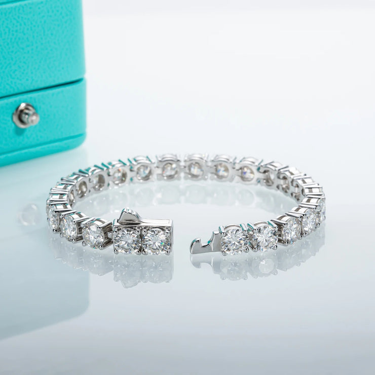 6.5mm Moissanite Diamond Tennis Bracelet for Men.