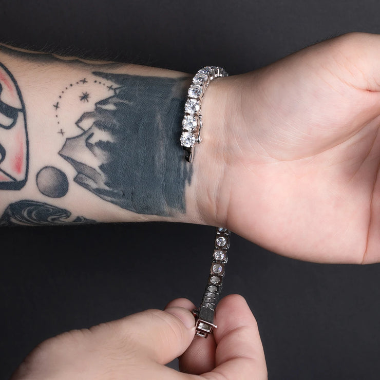 VVS1 D Color Moissanite Tennis Bracelet
