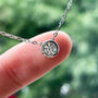 4mm D Color Moissanite Round Cut Necklace | S925.
