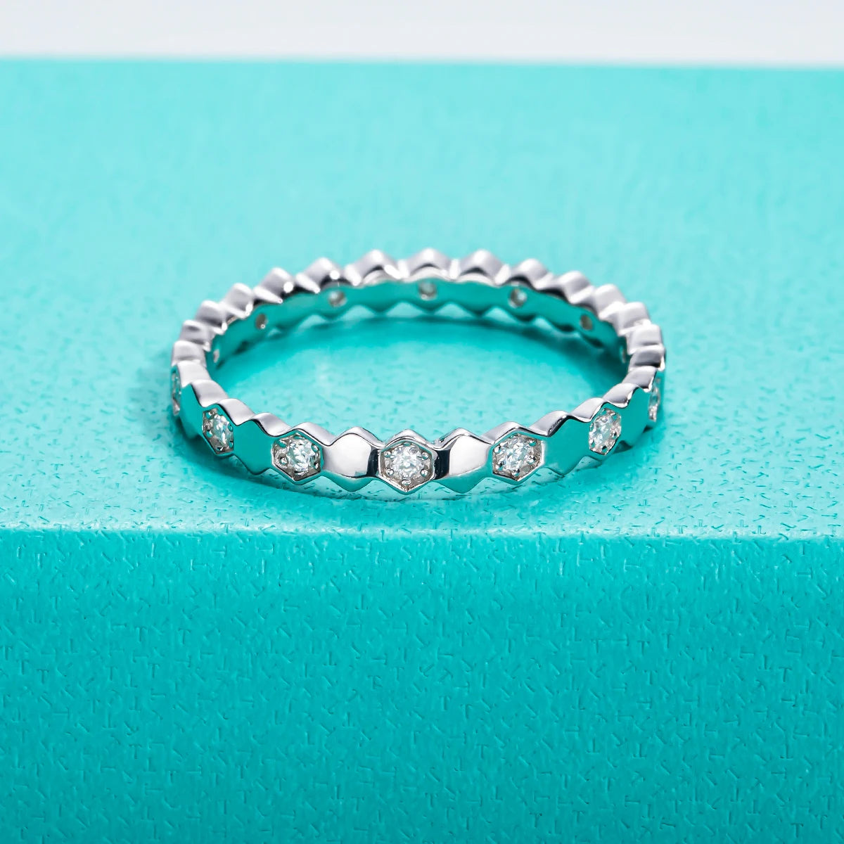 VVS1 1.5 MM D Color Moissanite Band