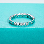 GK Moissanites 1.5mm D Color Moissanite Ring