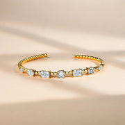 5.0 mm VVS1 D Color Brilliant Cut Moissanite Bracelet | S925.