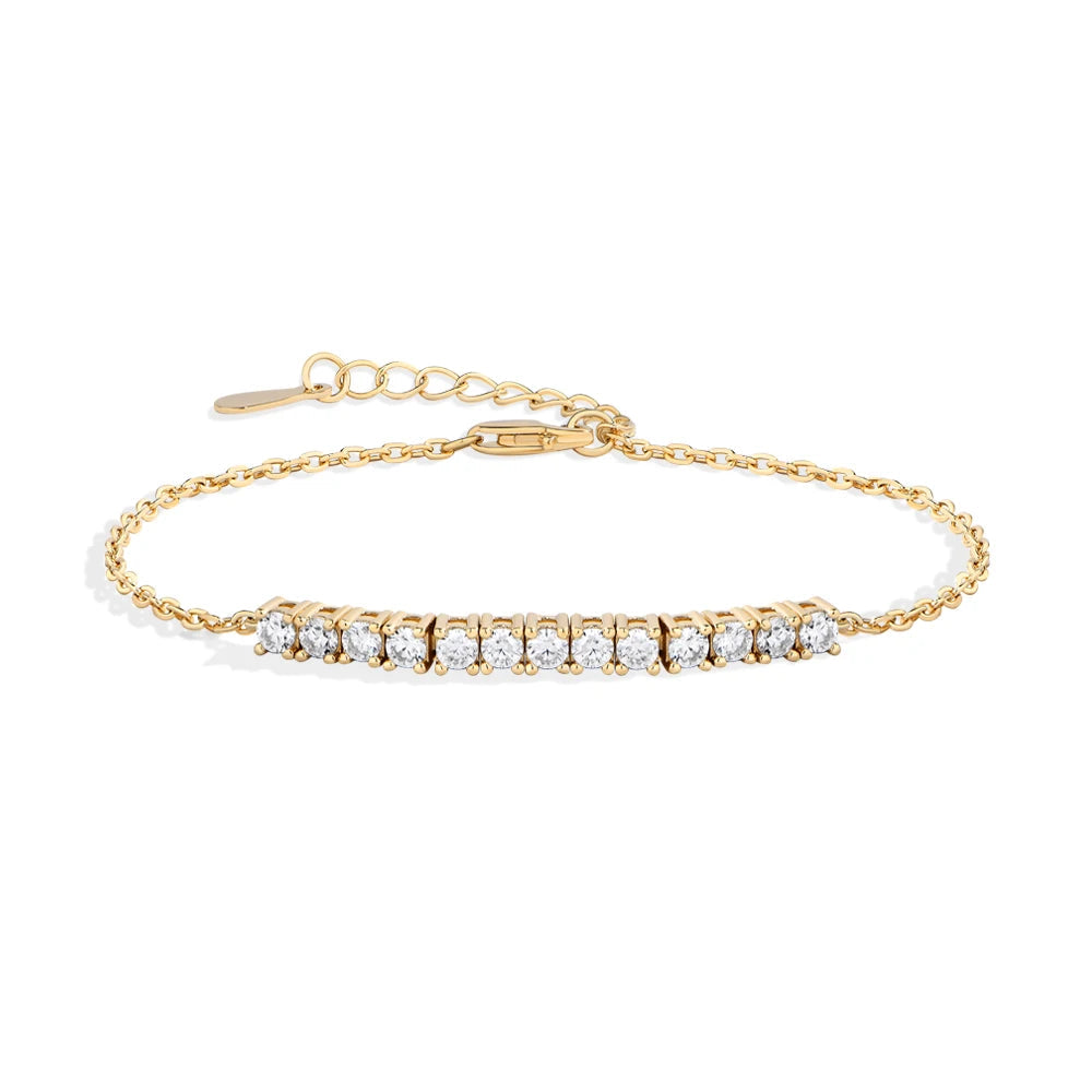 VVS1 D Color Moissanite Tennis Bracelet