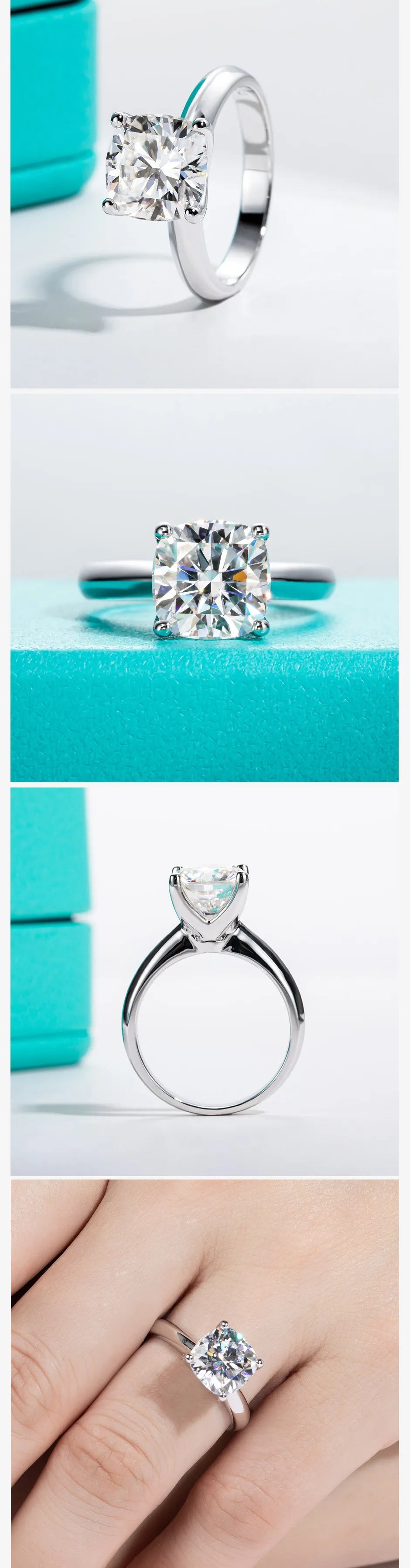 Moissanite Engagement Ring