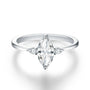 Marquise 1CT Moissanite Ring | 925 Sterling Silver.
